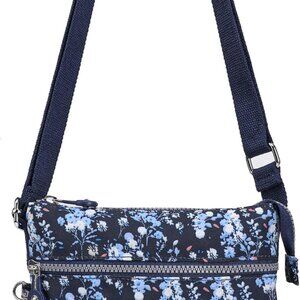 Nylon Crossbody Bags for Women Multi Pocket Small Cross Body Purse Lightweight T